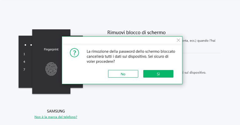 sbloccare un telefono con schermo rotto