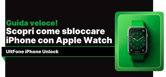 come sbloccare iphone con apple watch