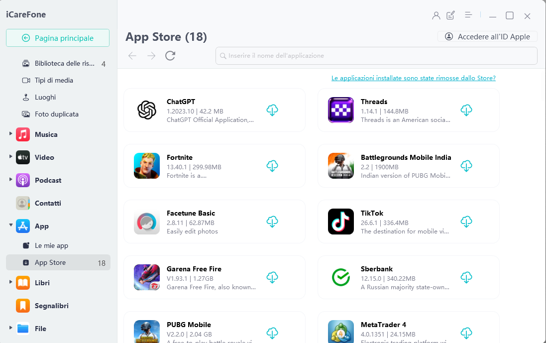 come scaricare le app su iphone passo 3
