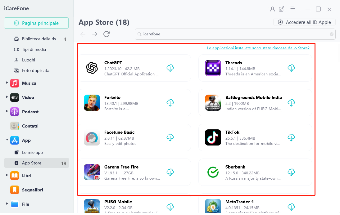come scaricare le app su iphone passo 4
