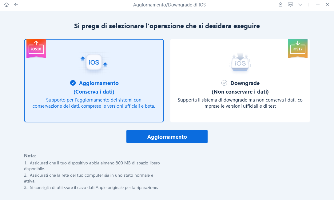 ReiBoot interfaccia principale