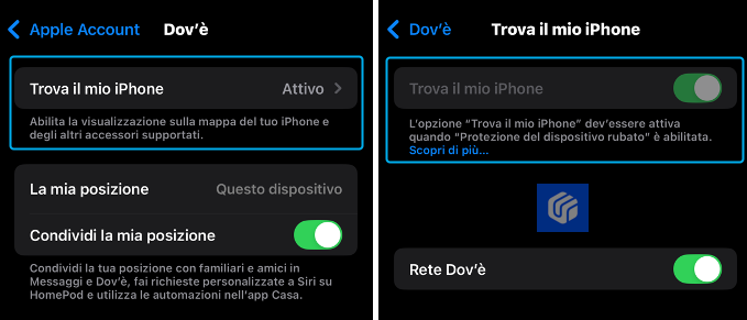 non riesco ad uscire dall’ID Apple