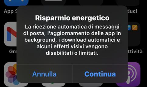 Ingannare Life360 attivando il risparmio energetico