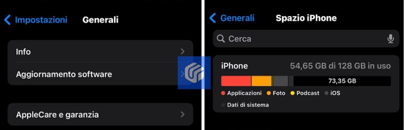 Libera spazio sull'iPhone