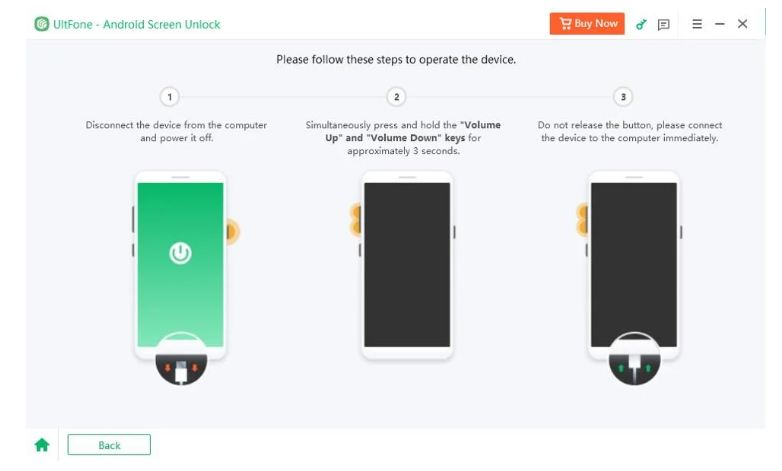 come sbloccare un telefono oppo bloccato passo 3