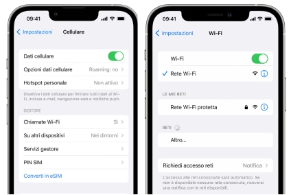 Controlla la connessione WI-FI