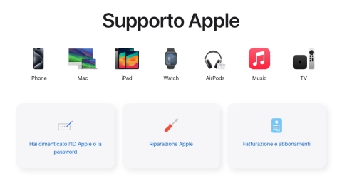 supporto Apple
