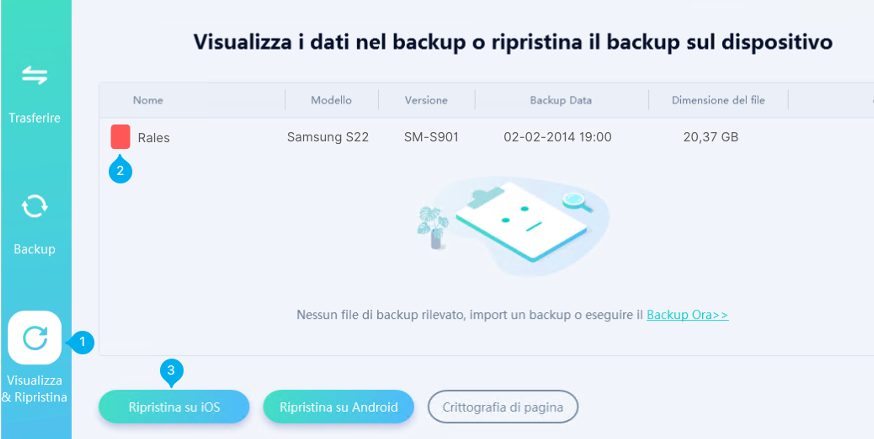 spostare il backup di WhatsApp da Google Drive a iCloud