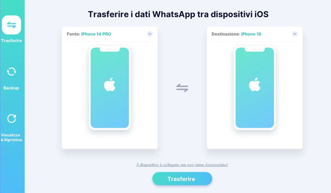 trasferire i dati da iPhone a iPhone avvicinandoli