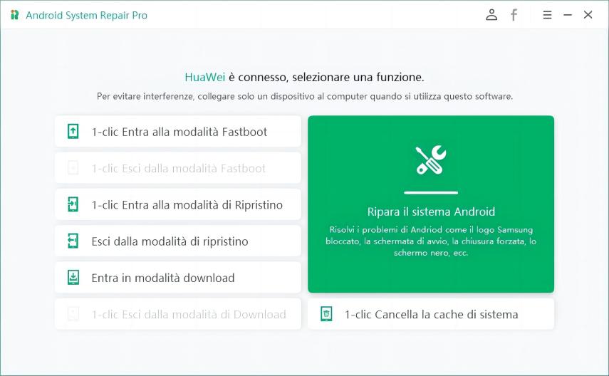 riparazione del sistema Android