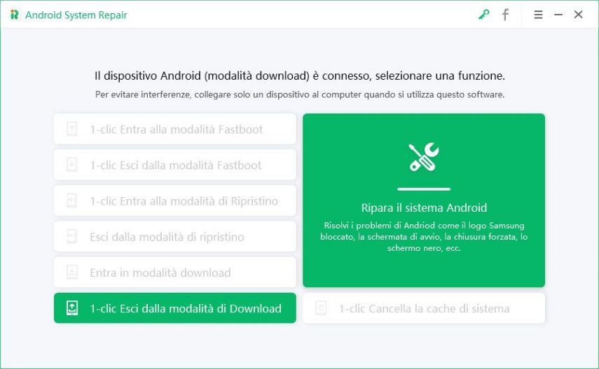 risolvere il problema di android bloccato in modalita download