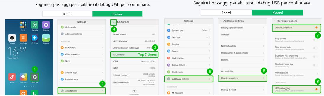 entrare in modalità Fastboot su Xiaomi/Redmi con UltFone Android System Repair - 02