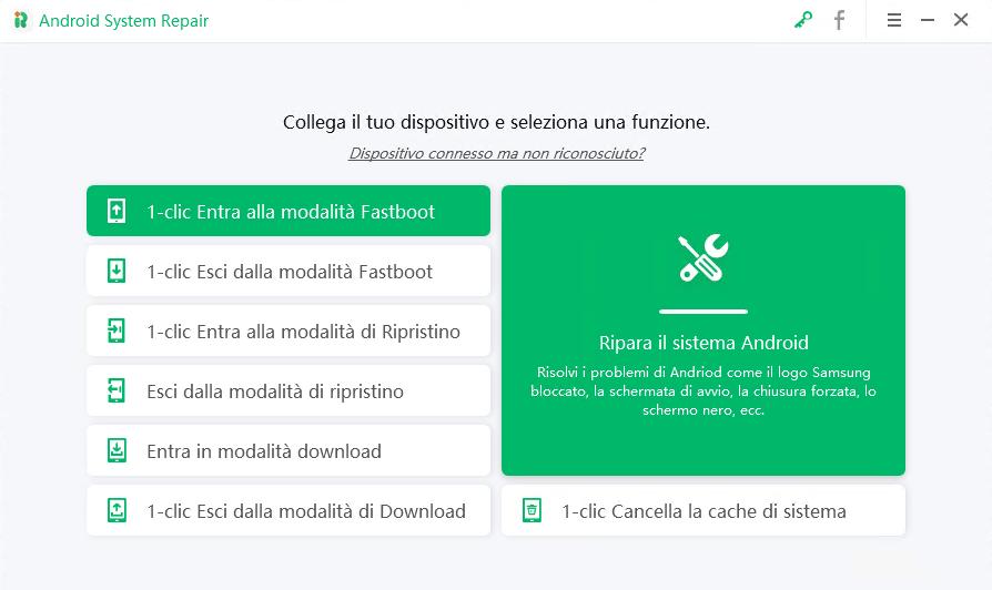entrare in modalità Fastboot su Xiaomi/Redmi con UltFone Android System Repair - 01