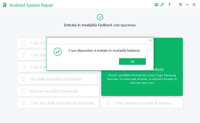 entrare in modalità Fastboot su Xiaomi/Redmi con UltFone Android System Repair - 03