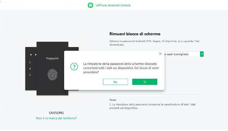 come togliere la password dal Samsung S25 e sbloccare Android - 03