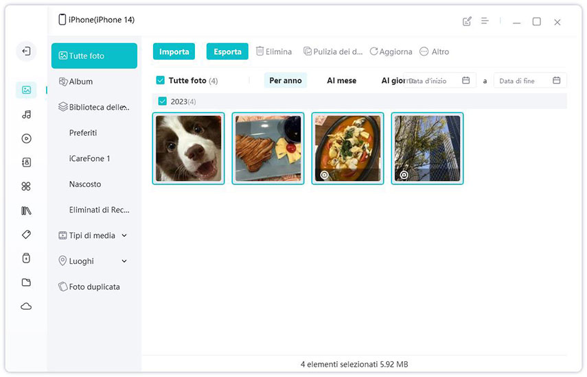 impossibile completare il trasferimento dati iphone passo 3